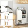 Bookcase Bookshelf multifunctional storage organizer w/Adjustable Shelf & Cubes