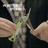 Gerber Gear Crucial Multitool EDC Pocket Knife with Needle Nose Pliers and Clip, Blue