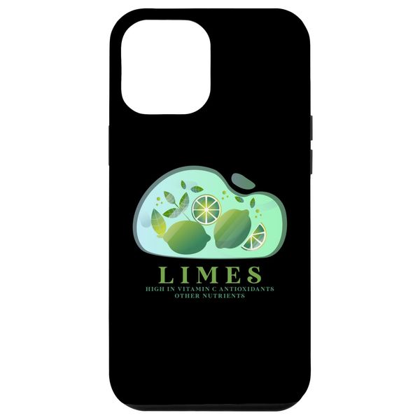iPhone 12 Pro Max Lime Fruit Vitamin C Nutrient Vegan Fruitarian Fruit Lover Case