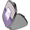 YouCustomizeIt Personalized Purple Gingham & Stripe Compact Makeup Mirror