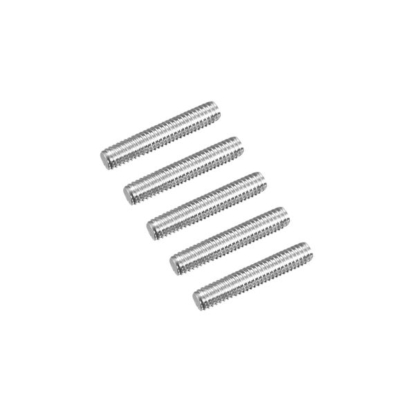 uxcell Full Thread Rod, Right Threaded Rod, Rod Studs, 304 Stainless Steel, M4 x 20mm, 0.7mm Thread Pitch, 5 Pieces