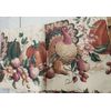Printed Linen Tablecloth 52x70" Oblong, FALL,PUMPKINS & TURKEY, THANKSGIVING,BM