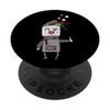 Faulty Robot Cartoon PopSockets Swappable PopGrip