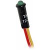 Blue Sea LED Indicator Light 12/24V DC Push-In Installation Green 8172