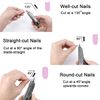 Nail Clipper for Acrylic Nails,Portable False Nail Tip Cutter Trimmer,Artificial Tips Edge Cutter for Acrylic Extension,Nails Art Manicure Salon