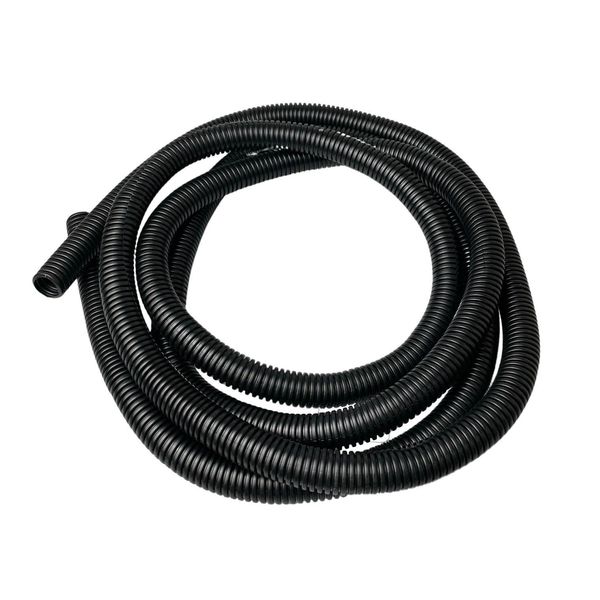Black Conduit Split Plastic Flexible Cable Tidy Solution Tube Trunking 23mm - 2m