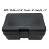 Small Hard Case with Foam Insert, 6.25" x 4" x 3" NEW