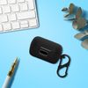 kwmobile Sennheiser ACCENTUM True Wireless Case - Wireless Earbuds Silicone Drop Proof Protective Case Black