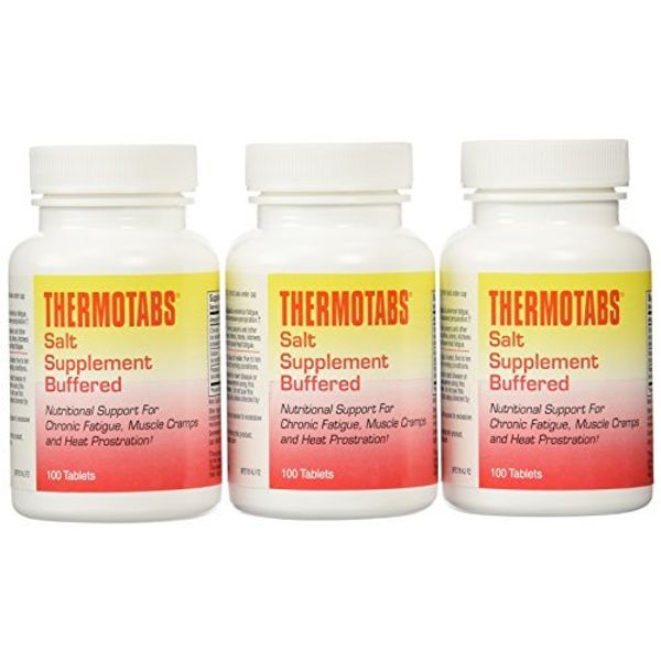 ThermoTabs Salt Supplement Buffered - 100 Count (Pack of 3)