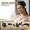 Wantek Wireless Gaming Headset Mic Bluetooth Work Earphone (Real plug and play)
