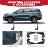 4Pcs Set Front & Rear Fender Splash Guard Mud Flap For Chrysler Pacifica 17-22