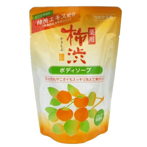 Medicated Persimmon Shibu Body Soap Refill 11.8 fl oz (350 ml) x 2 Sets