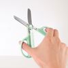 Kutsuwa SS122MT Children's Scissors with Integrated Cap, Mint