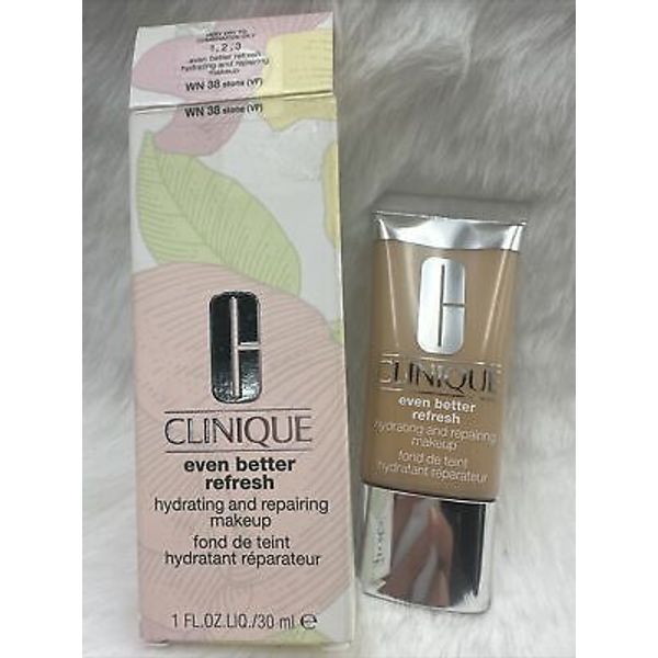 Clinique Even Better Refresh Hydrating & Repairing Makeup WN 38 Stone ( VF) -NIB