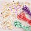 Make It Real 1207 Gold Link Suede Bracelets - DIY Suede Bracelet & Choker Making Kit for Girls