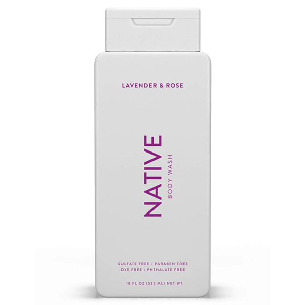 Generic Native Body Wash - Lavender & Rose - Sulfate Free - Paraben Free, 18 oz - Pack Of 01