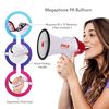 Pyle Megaphone Speaker Lightweight Bullhorn - Built-in Siren, Adjustable Volume Control and 800 Yard Range - PMP30