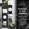 PIUMA Bamboo Charcoal Toothpaste - Natural Teeth Whitener - Peppermint Flavour, Recyclable Packaging (75 ml)