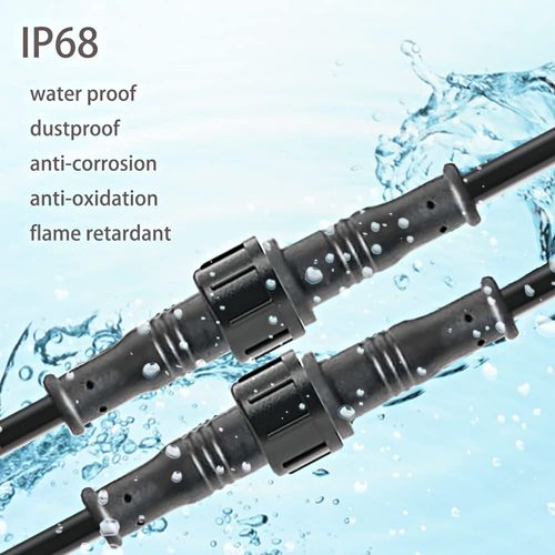 WOODGUILIN 3 Pin Electrical Connector, 3 Core Outdoor LED Connector 20AWG IP68 Male Female Plug LED Connectors with 20CM Cable,for Car,Truck,Ship Equipment,Outdoor LED Strip Lights.(5 Pairs，3P LED)