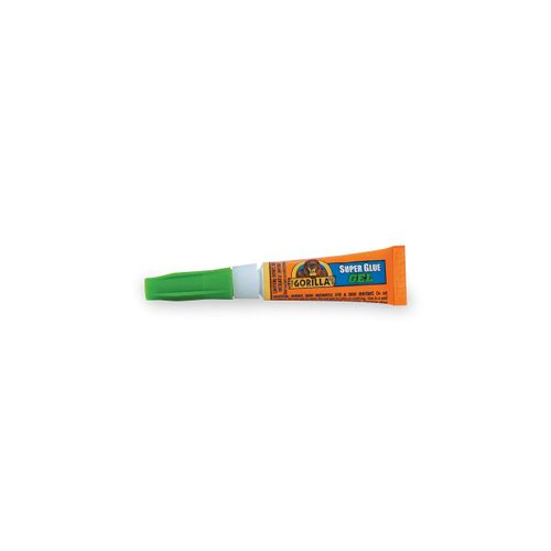 Gorilla Super Glue Gel, Two 3 Gram Tubes, Clear, (Pack of 4)