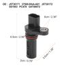 X AUTOHAUX J5T30172 J5T30171 Car Engine Replacement Crankshaft Position Sensor