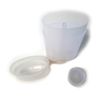 Empty Deodorant Containers - Twist-up, Recyclable, DIY Empty Deodorant OVAL Tubes, Bottom-fill 2.0 Oz (5-Pack, Clear)