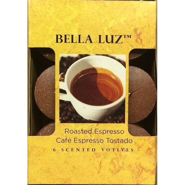 Bella Luz Roasted Espresso Scented Votive Candles