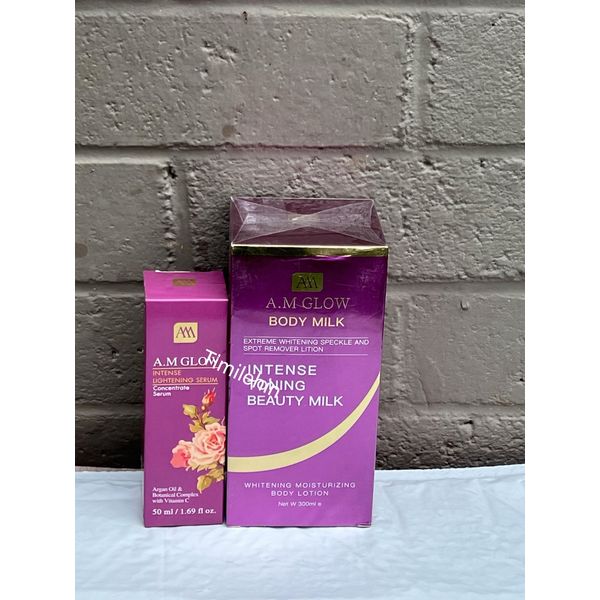 Am Glow Lotion And Serum 2 In 1 Set