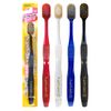 Ebis Premium Care Toothbrush, 6 Rows, Large, Soft, 3-Pack, Assorted Colors