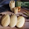 Natural Loofah Sponge Exfoliating Body Scrubber (3 Pack),Made with Eco-Friendly and Biodegradable Shower Luffa Sponge, Loofah for Women and Men, Beige
