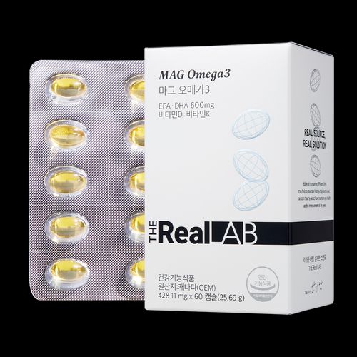 The Real Lab MAG Mag Omega 3 60 Capsules 5 Boxes Altiji Supercritical