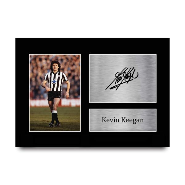 HWC Trading A4 Kevin Keegan Newcastle Utd Gifts Printed Signed Autograph Picture for Fans and Supporters - A4