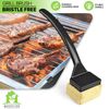 Barbecue Cleaning Brush Kitchen Outdoor Grill Cleaner w/Replaceable Head Black