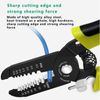 10-22AWG Electrical Wire Stripping Machine, Wire Stripping Knife, Wire Stripping Tool, Multi-Function Hand Tool, Cable Cutter, with Safety Lock Design, Circuit, Distribution Box Maintenance