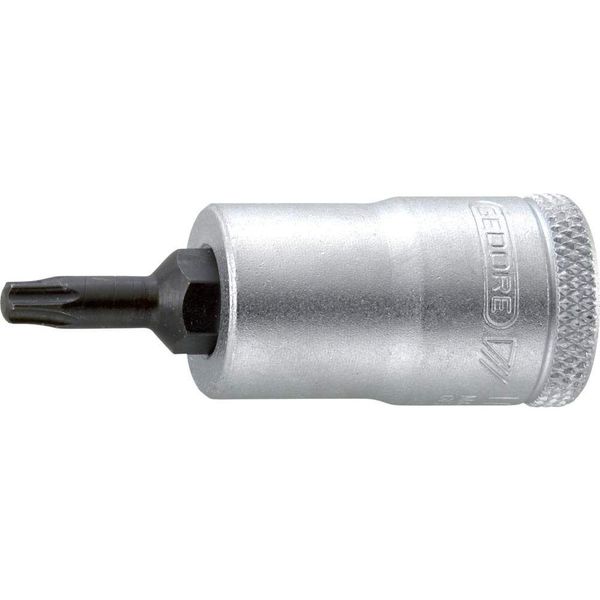Gedore ITX30T25 Screwdriver bit Socket 3/8 T25x 49mm, Silver