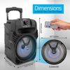 Pyle Bluetooth Portable PA Speaker, Built-in Rechargeable Battery, 400W PPHP844B
