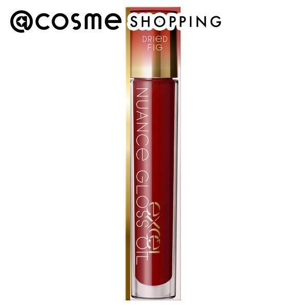 &quot;October 15th 10x points&quot; Excel Nuance Gloss Oil GO04 (Dry Fig) Body Lipstick &amp; Lip Gloss @cosme 