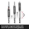 Original Einhell M-CASE 42-piece bit set (25 mm bits, 50 mm bits, magnetic holder, socket spanner, quick-change bit holder incl. storage box)