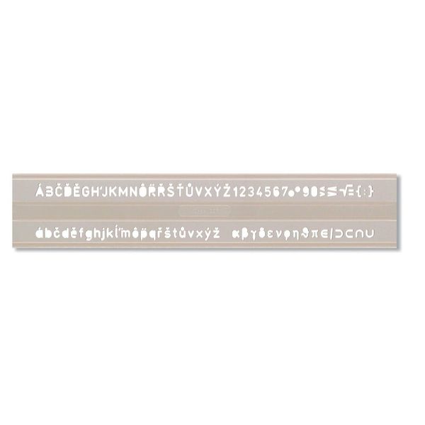 Koh-I-Noor Lettering Template ISO 5 mm