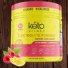 Keto Vitals Electrolyte Powder Raspberry Lemonade Energy Drink