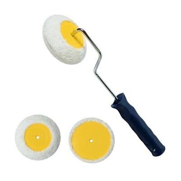 Corner Paint Roller Kit, 3 Pieces Mini Drywall Corner Roller for Use with D300C