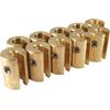 No-Mar Spoke Wheel Weight 1 oz. Brass (10 pack)