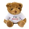 NEW - I AM SORRY - Teddy Bear - Cute Soft Cuddly - Sorry Gift Present