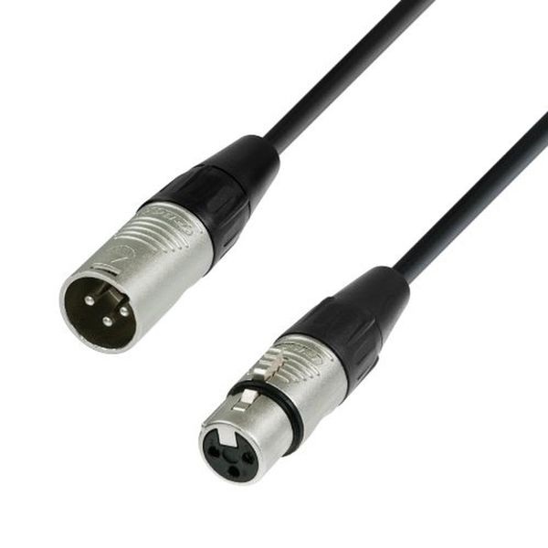 Adam Hall 4 Star Series 1m Rean XLR Female to XLR Male Microphone Cable