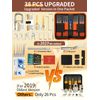 Eventronic 38+4 Lock Picking Kit, [Updated Version] 38-Piece Lock Pick Set with 4 Transparent Training Locks and Zip Case for Lockpicking, E-Guides for Beginner and Pro Locksmiths