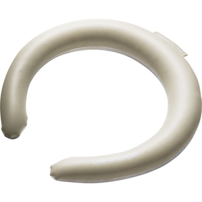 Ice Neck Ring, Beige, Size M