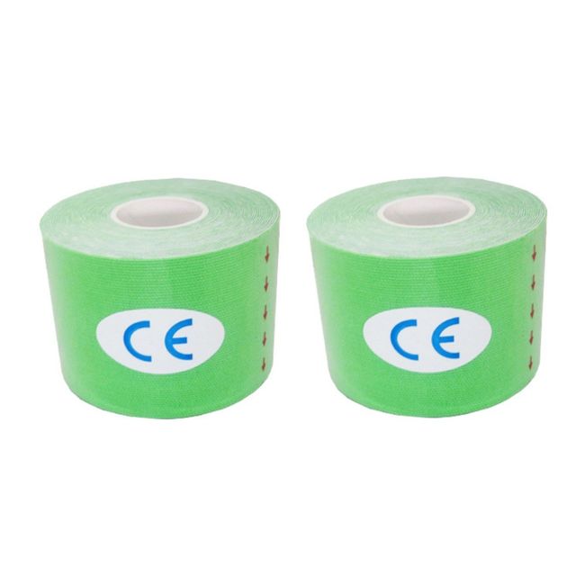 Ouest Kinesiology Tape Tape Tape 2 Pack Green