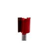 Freud 1/4 inch Shank Double Flute Straight Bit, 3 mm Diameter