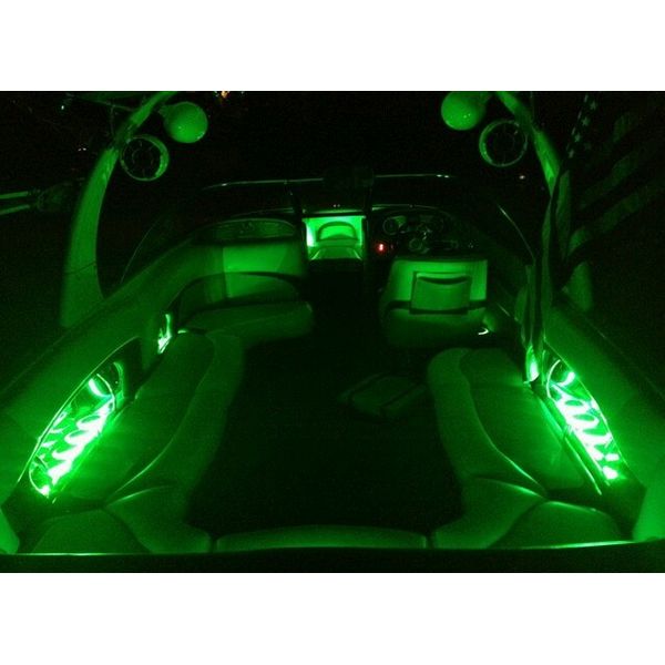 2pc LED Cup Holder Light Ring for Boats/RV (MasterCraft, Moomba, Supra, Malibu)