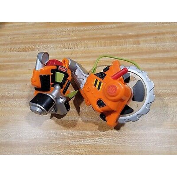 FISHER PRICE RESCUE HEROES POWER MAX JACK HAMMER MOTORIZED CIRCULAR SAW NONWORKI